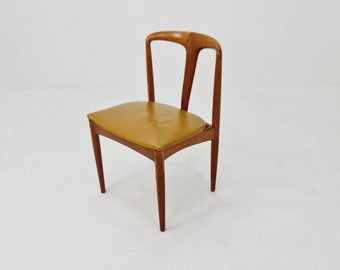 Vintage Danish teak dining chair by Johannes Andersen for Uldum Mobelfabrik, 1960s,