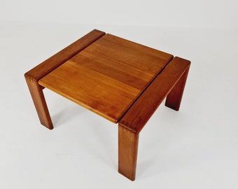 Rare Danish solid teak coffee table by EMC Møbler, 1960s