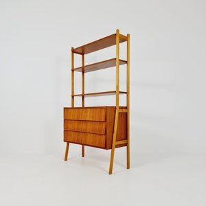 Danish freestanding Midcentury vintage bookshelf system / bookcase teak by Bengt Ruda, 1960s image 1