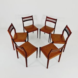 Vintage Teak Dining Chairs from Habeo Germany, 1960s, Set of 6
