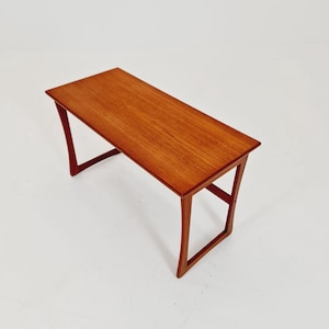 Midcentury Danish teak coffee side table, 1960s