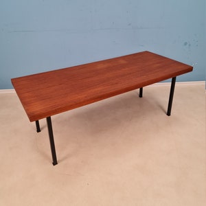 Adjustable German vintage teak table, 1960s