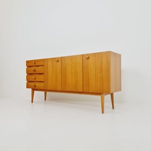 Mid Century Modern German oak Sideboard by GE-EL Möbel, 1960s