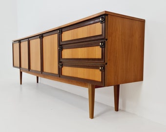 Mid Century Modern German teak Sideboard, 1960s