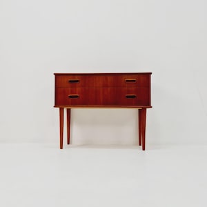 Midcentury Danish teak side table/bedside table, 1960s