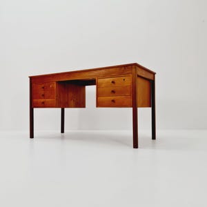 Midcentury Danish Teak Desk by Domino Mobler, 1960s - Etsy