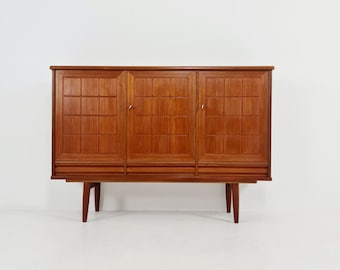 Mid-Century Modern Norwegian highboard, Sideboard for Sörheim MöbelFabrik Nesttun, 1960s