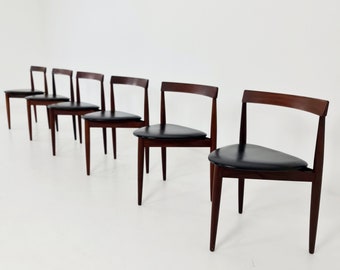 Danish Modern Chairs by Hans Olsen for Frem Rojle, Set of 6, 1960s