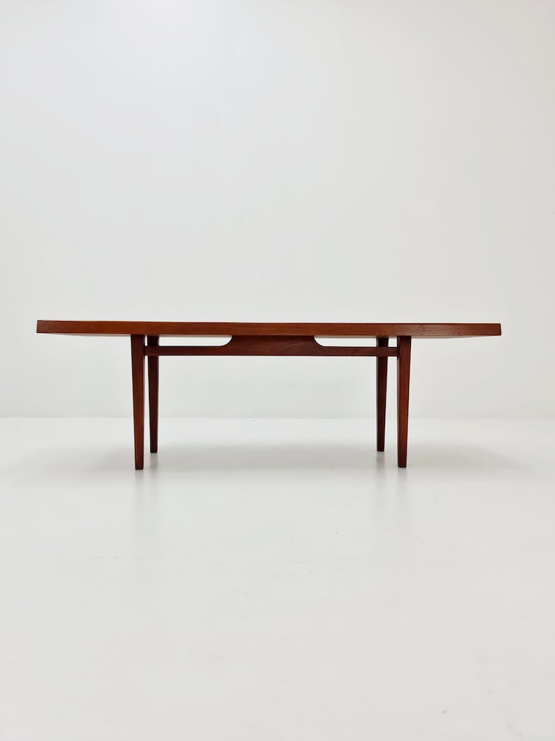 Danish Teak Coffee Table by Finn Juhl For France & Daverkosen ,Denmark, 1950s image 1