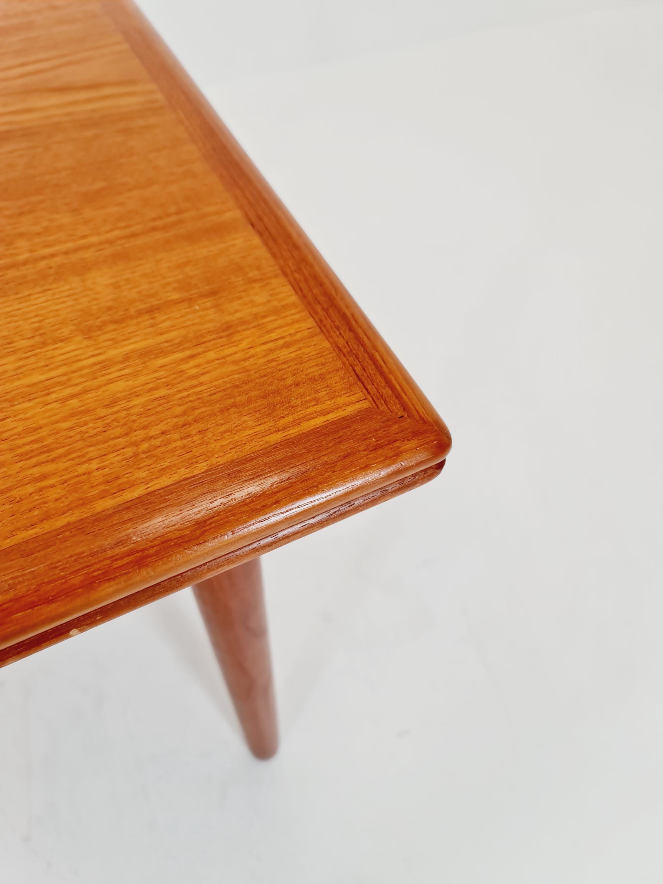Denmark teak テーブル デンマークヴィンテージ エクステンション ダイニングテーブル