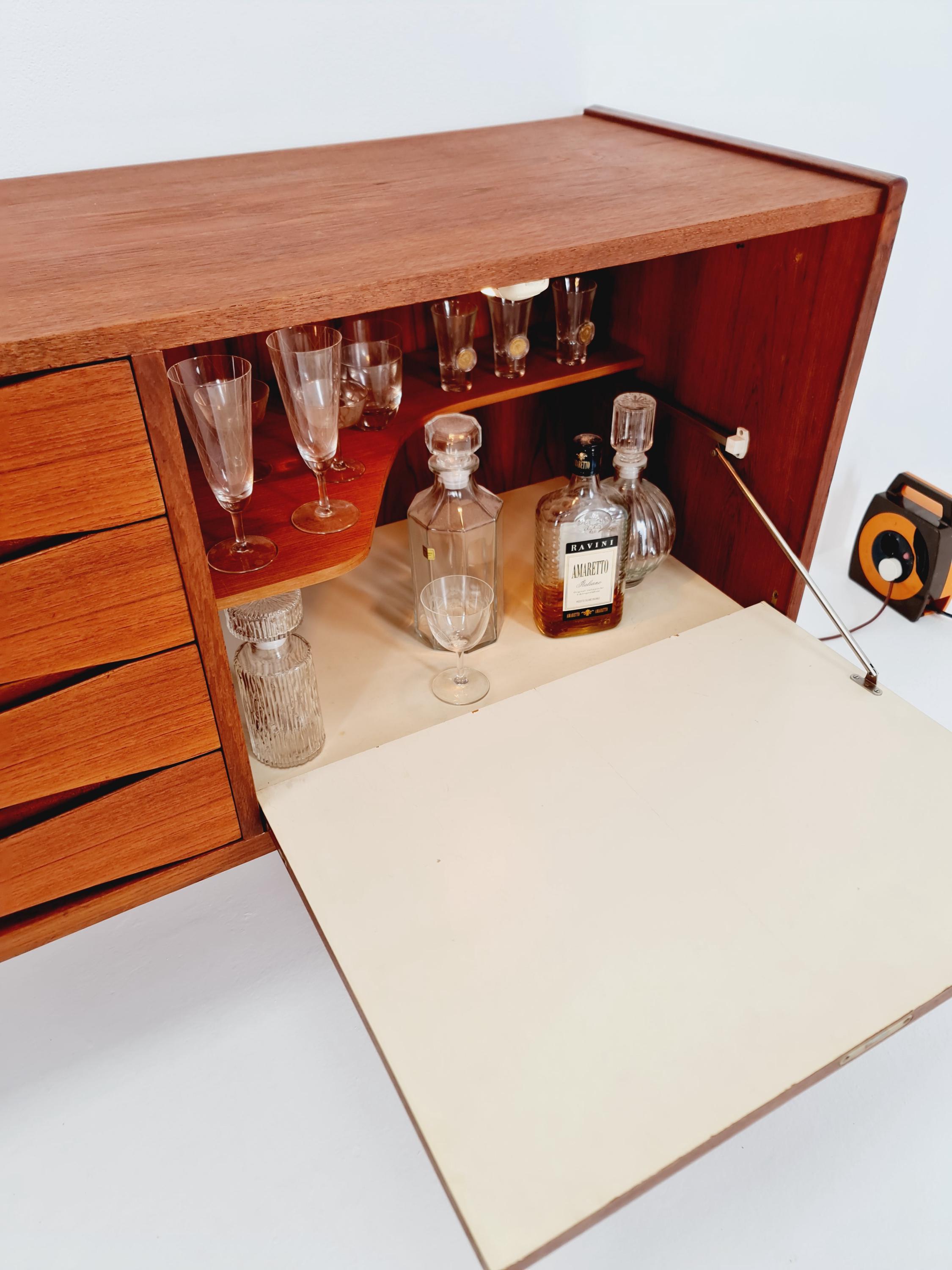 Vintage Mid Century Danish Sideboard by Axel Christensen for ACO 