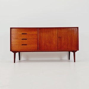 Mid century Modern German teak sideboard by Wilhelm Renz Möbel, 1960s