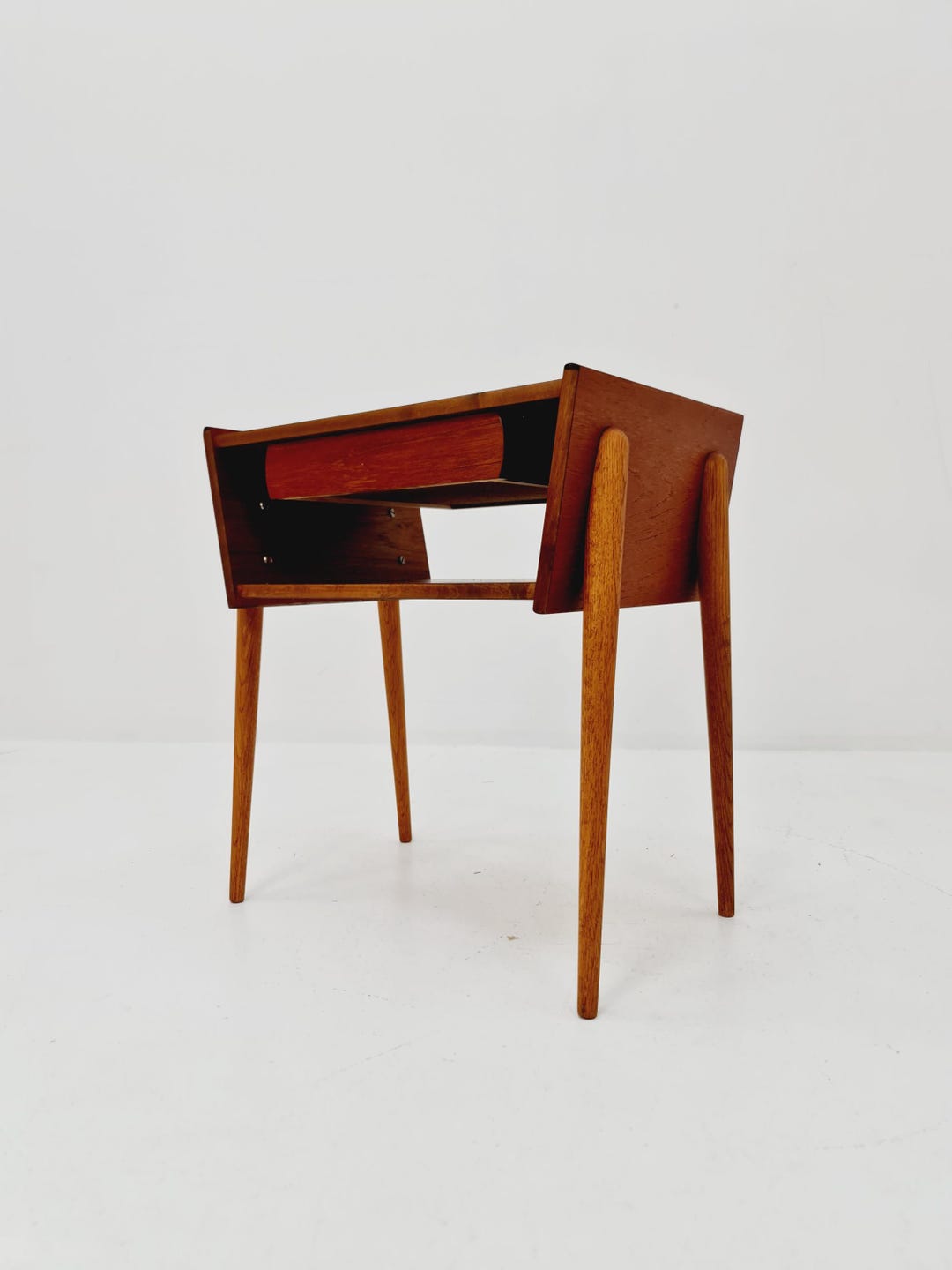Midcentury Danish Teak Vintage Side Table/ Bedside Table