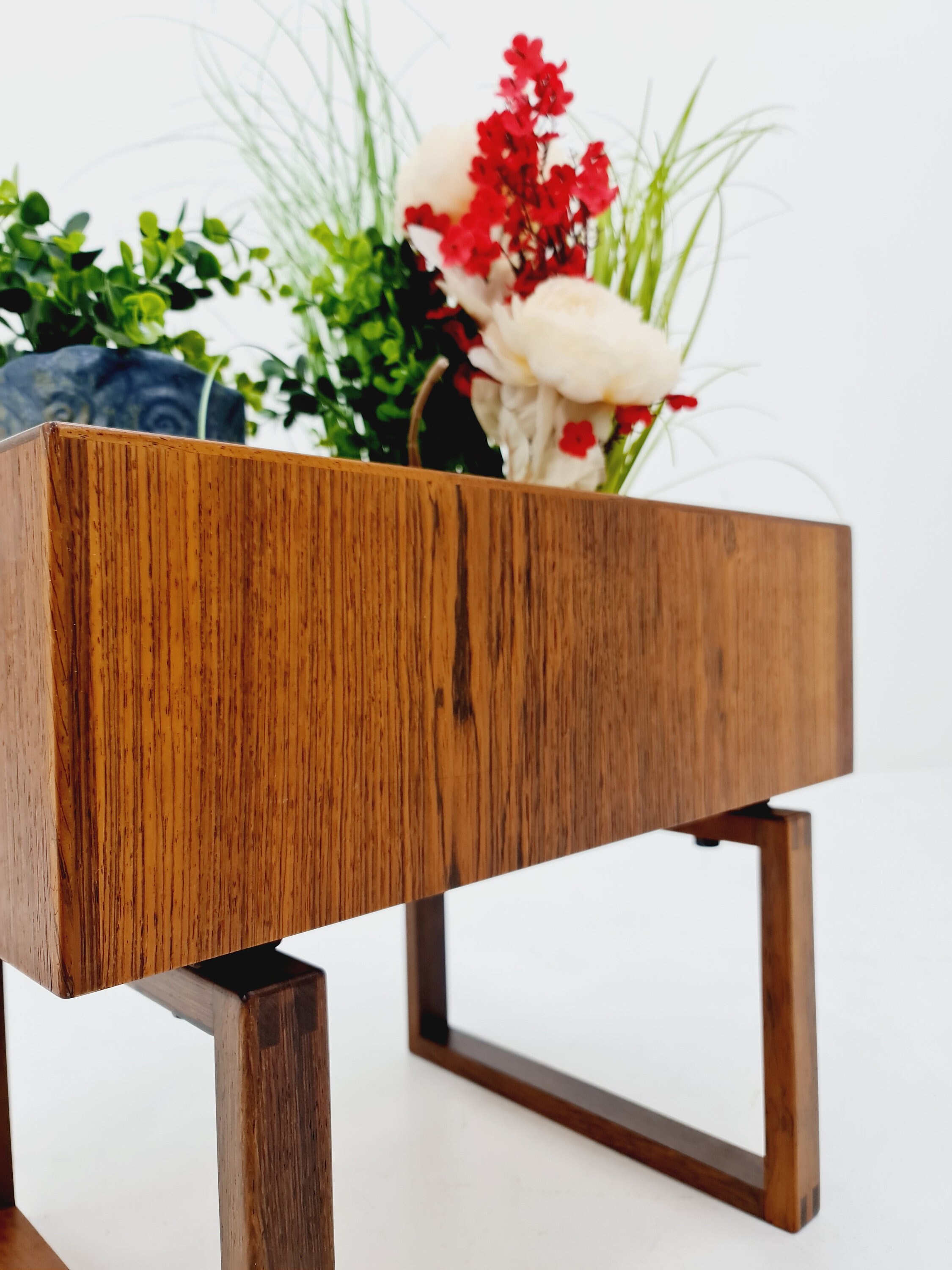 Mid Century Danish Planter Table by Kai Kristiansen for Salin