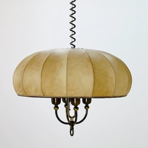 Big Space age pendant lamp by Designer Achille & Pier Giacomo Castiglioni: Bovezzo (Italy)
