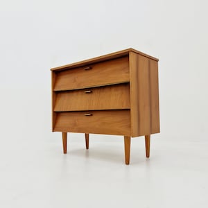Mid century German hallway cabinet, shoes drawer / 3 drawers cabinet, 1960s image 9