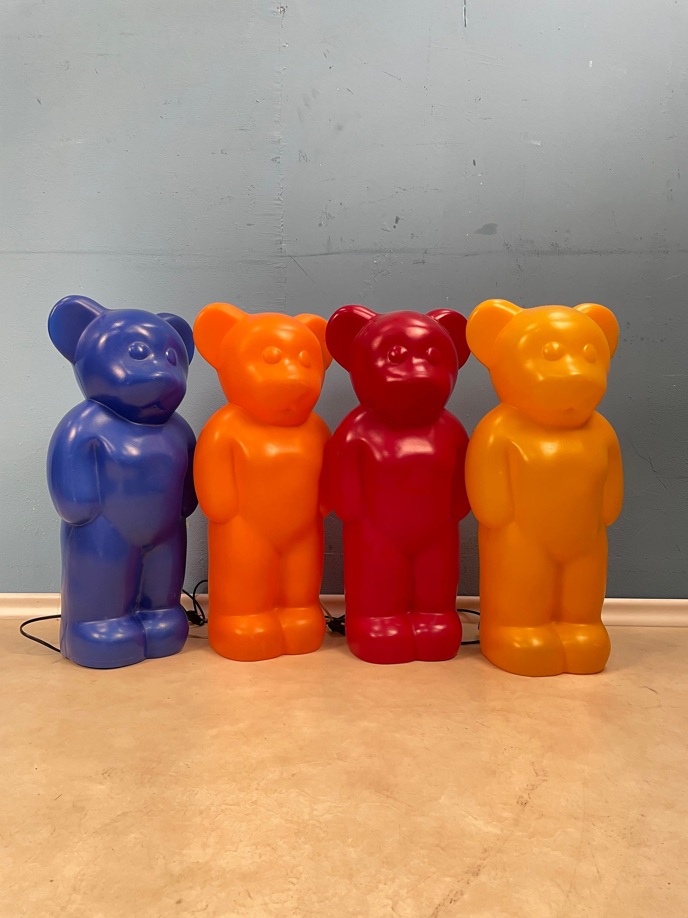 Pop Art Lumi Teddy Bear Space Age Night Table Lamp, 1970s - Etsy