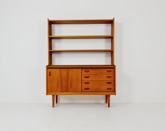 Danish freestanding vintage bookshelf system/ bookcase teak by Bengt Ruda, 1960s