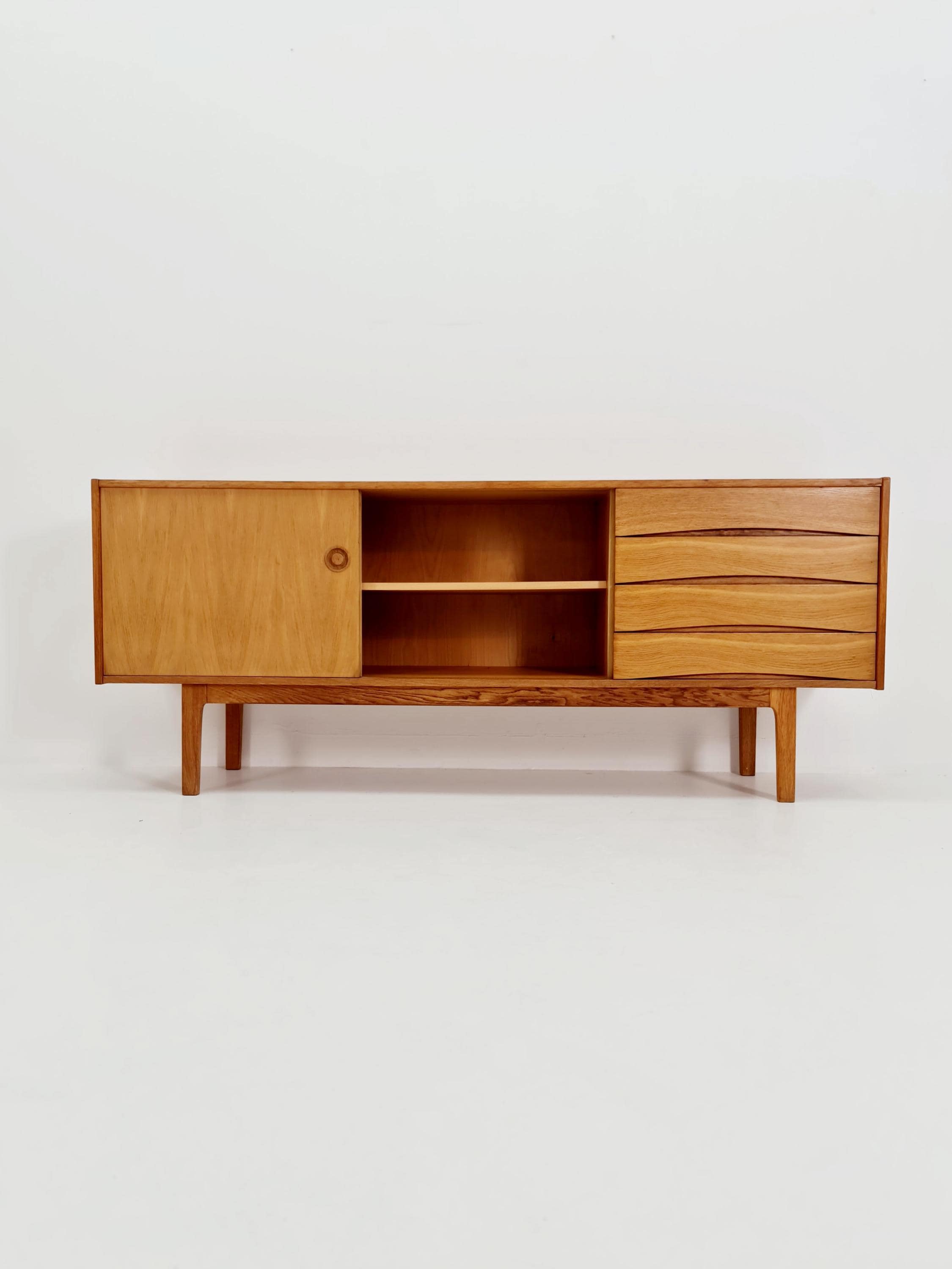 Mid Century Swedish Oak Sideboard by Erik Wörtz, 1960s - Etsy
