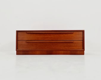 Mid Century Modern German Teak sideboard / lowboard By Wk Möbel 1960s