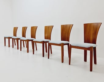 Midcentury teak dining chairs by Niels Koefoed, 1960s, set of 6