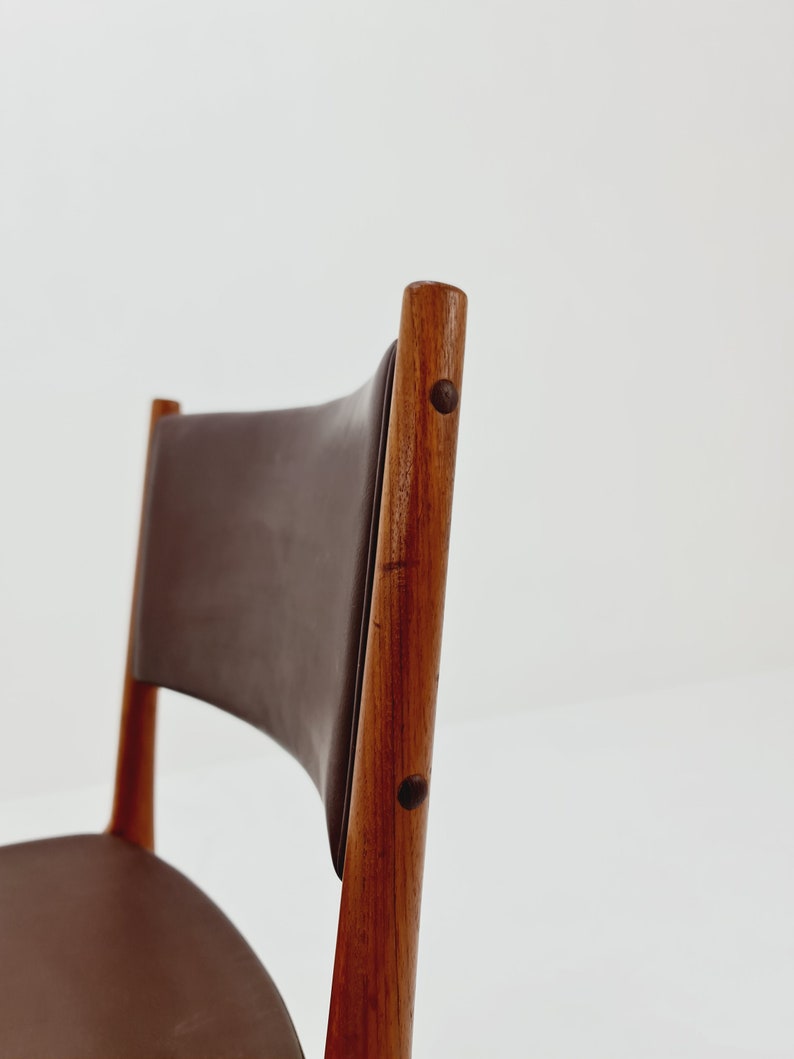 Danish Modern Teak Chair Design by Kai Lyngfeldt Larsen, 1960s, image 5