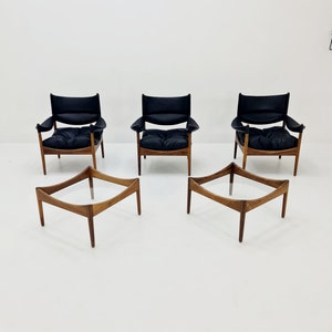 1 of 5 Mid-Century Danish rosewood arm Chair, table by Kristian Vedel Modus for Willadsen Møbelfabrik, 1960s Bild 6