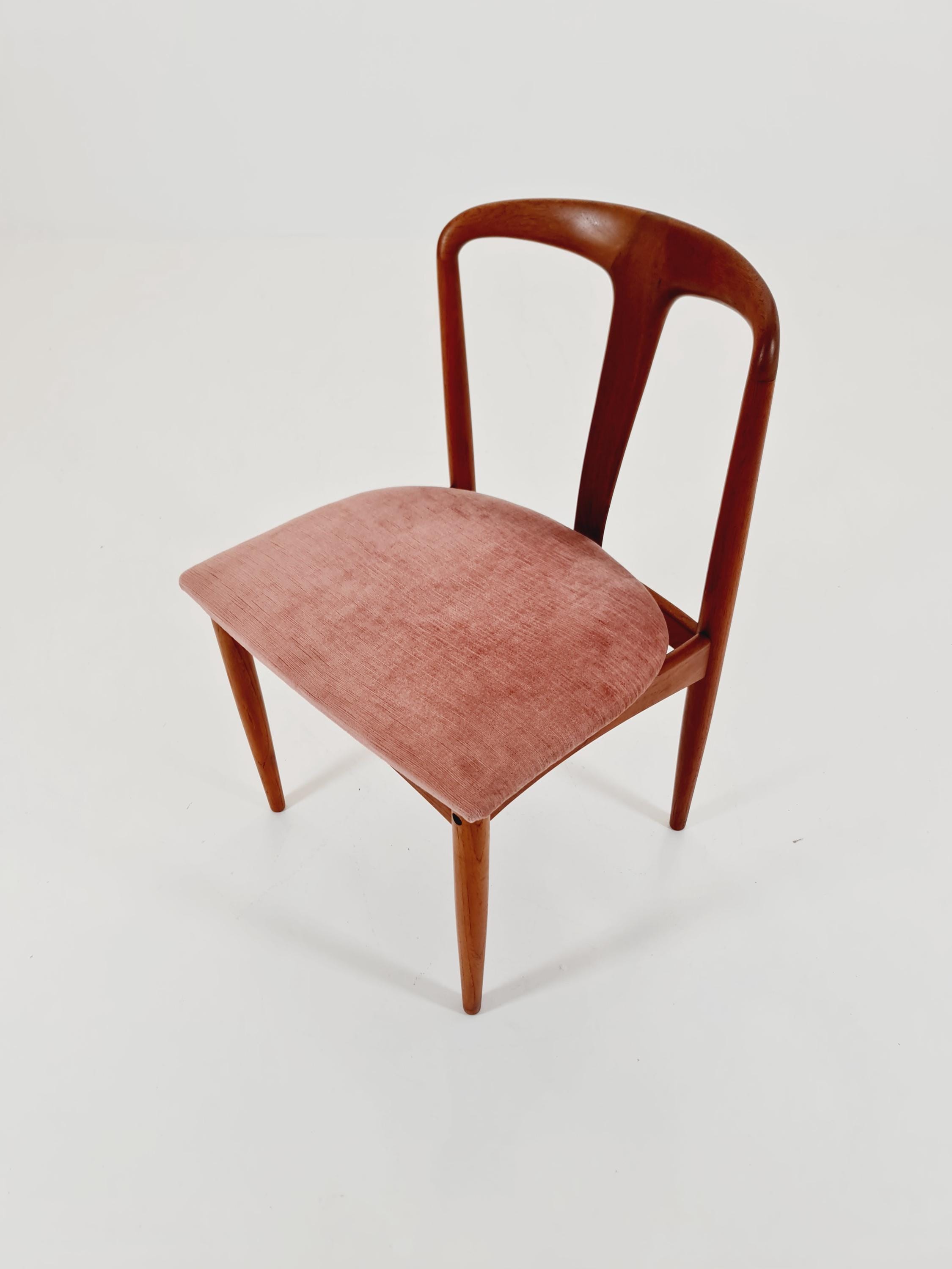 Vintage Danish Teak Dining Chair by Johannes Andersen for Uldum