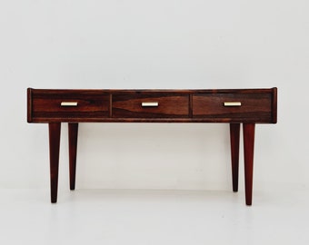 Rare Small Mid Century Modern Swidish rosewood sideboard with drawers,By Carlström & Co 1950s