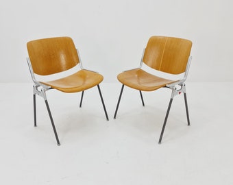 Set of 2 1960s Italian Castelli Chairs by Giancarlo Piretti