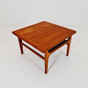 Danish teak solid coffee table/ side table By Niels Bach for Randers Möbel, 1960s