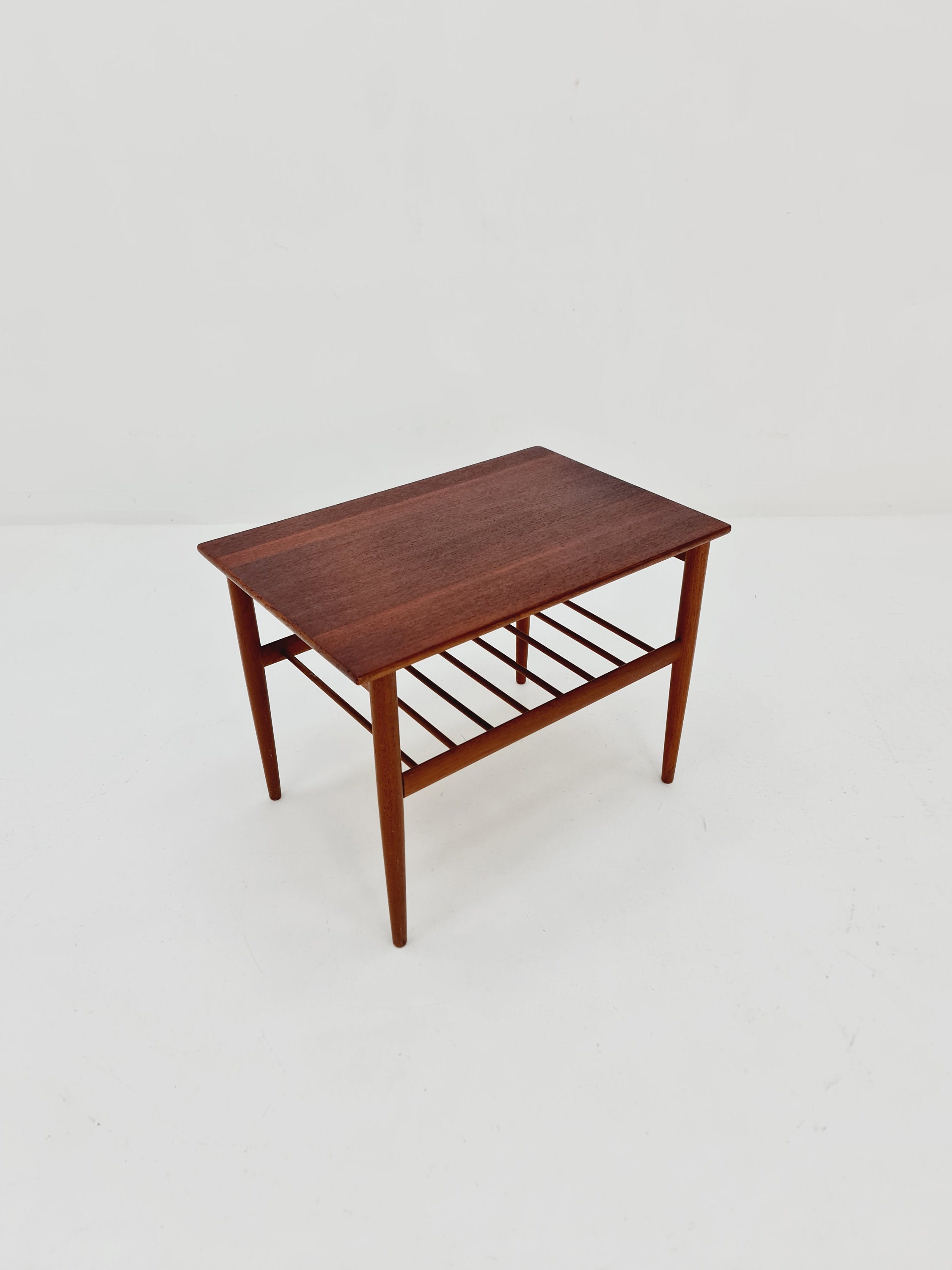 Midcentury Swedish Teak Coffee Side Table by Yngvar Sandtröm for