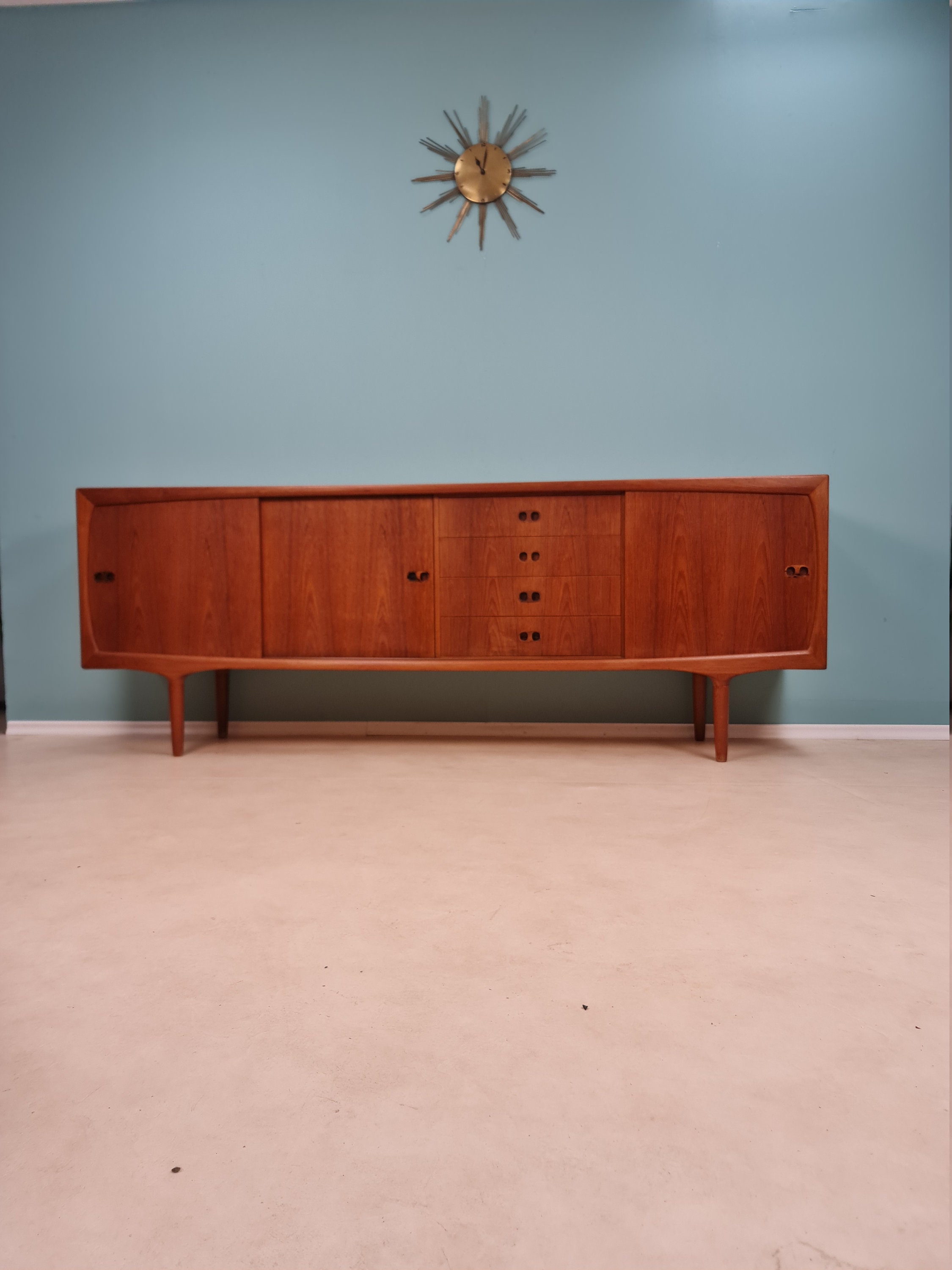 Teak credenza 2024 for sale
