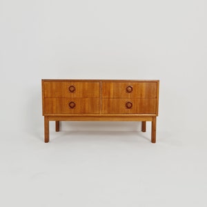 Midcentury danish design sidebord, chest of drawers, 1960s image 2