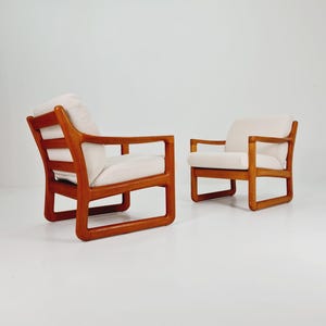 Mid century teak easy lounge chairs for Silkeborg, 1960s