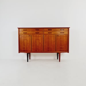 Mid-Century Modern Norwegian highboard, Sideboard for Sörheim MöbelFabrik Nesttun, 1960s
