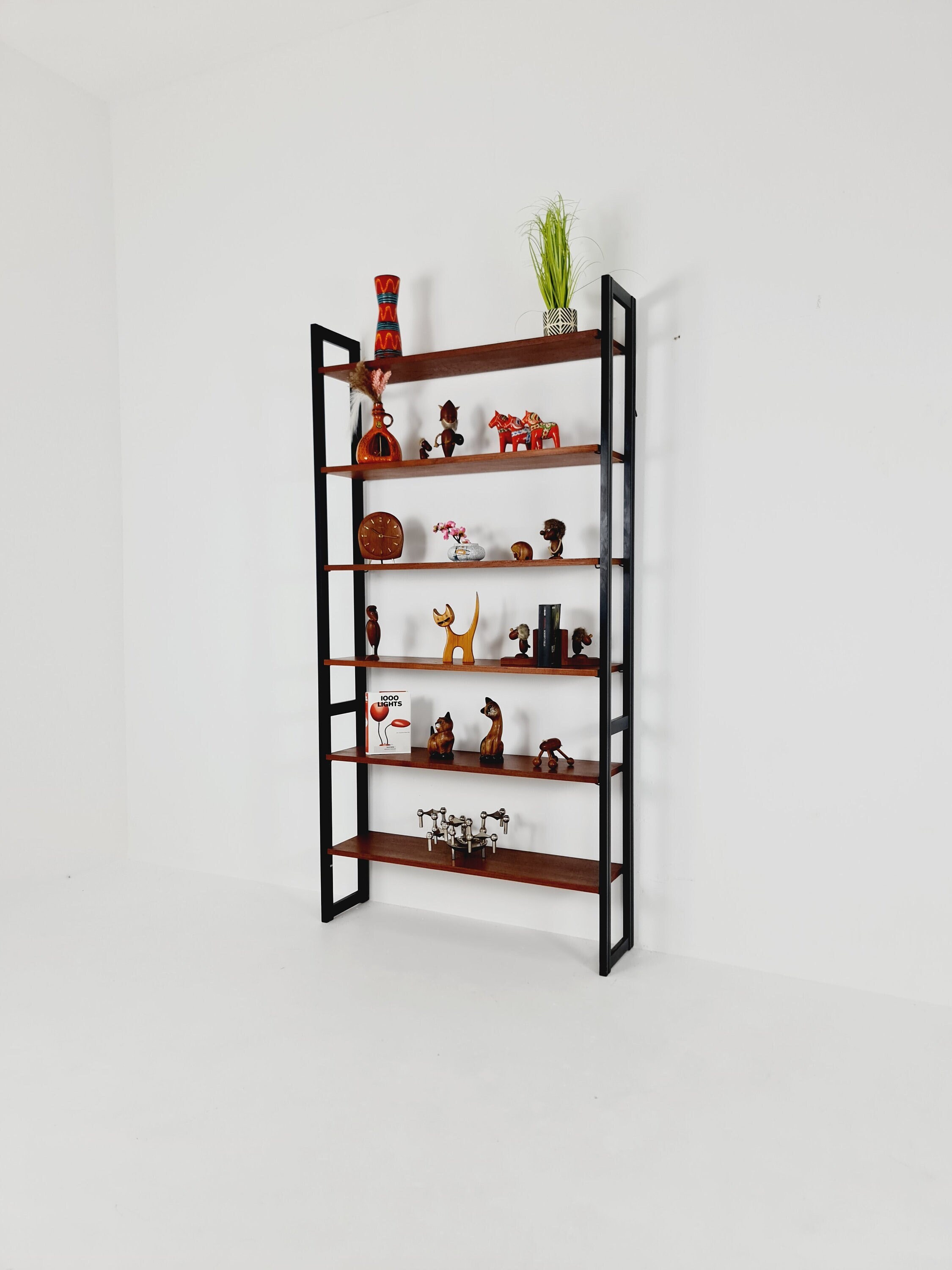 木製ラック・ウッドラック 612.Antique Iron Shelf Indonesia 612.Antique Iron Shelf Indonesia