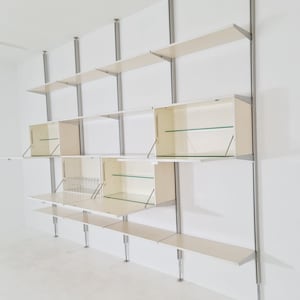 Rare Free standing Modular George Nelson Wall Unit Bookcase, Herman Miller International collection Vitra, 1960s Bild 5