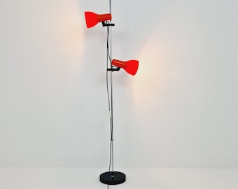 Space age orange floor lamp, Germany, 1970s