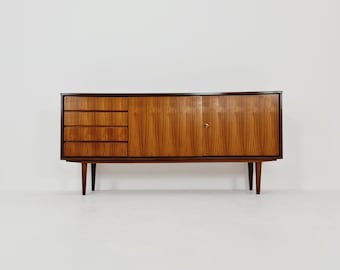 Mid Century Modern German walnut sideboard, 1960s