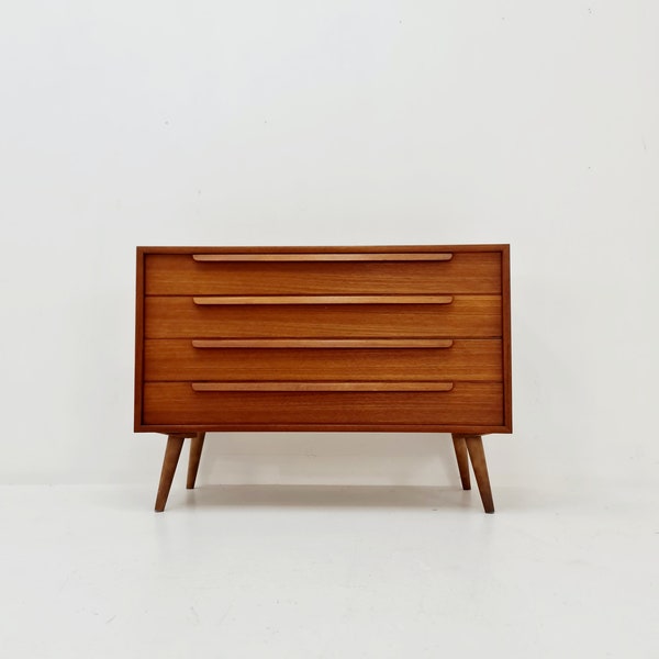 Mid century Modern German teak chest of drawers by WK möbel, 1960s