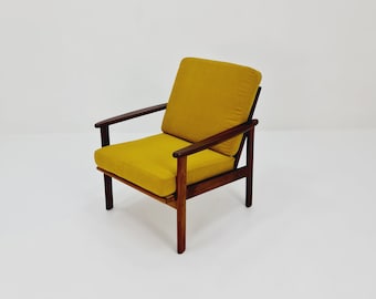 Mid-century German teak lounge armchair, 1960s