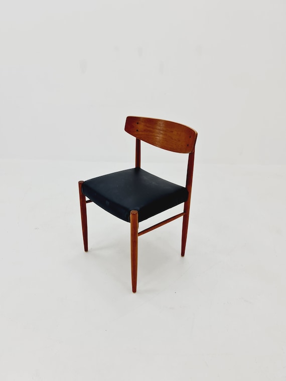 Buy Danish Teak & Danish Cord Dining Chair by A.M Mobler Model 501 1960s,  Online in India 