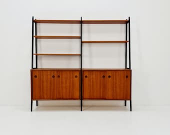 Danish Midcentury vintage freestanding bookcase / bookcase teak by Bengt Ruda, 1960s