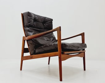 Mid-century Rare Danish Lounge chair by Ib Koford Larsen, 1960s