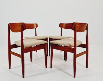 カサラ社製ヴィンテージミッドセンチュリードイツ製チーク材椅子、1960