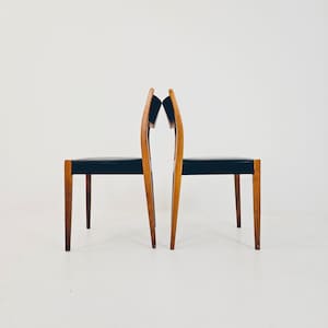 Danish teak dining chairs by Poul Volther & Frem Röjle, 1960s, set of 2