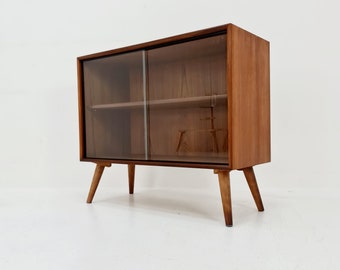 Mid Century Modern Danish cabinet teak Display / Vitrine 1960s