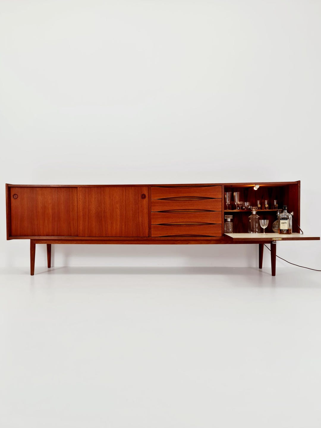 Vintage Mid Century Danish Sideboard by Axel Christensen for
