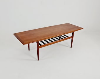 Danish teak coffee table by Grete Jalk for Glostrup Møbelfabrik, 1960s